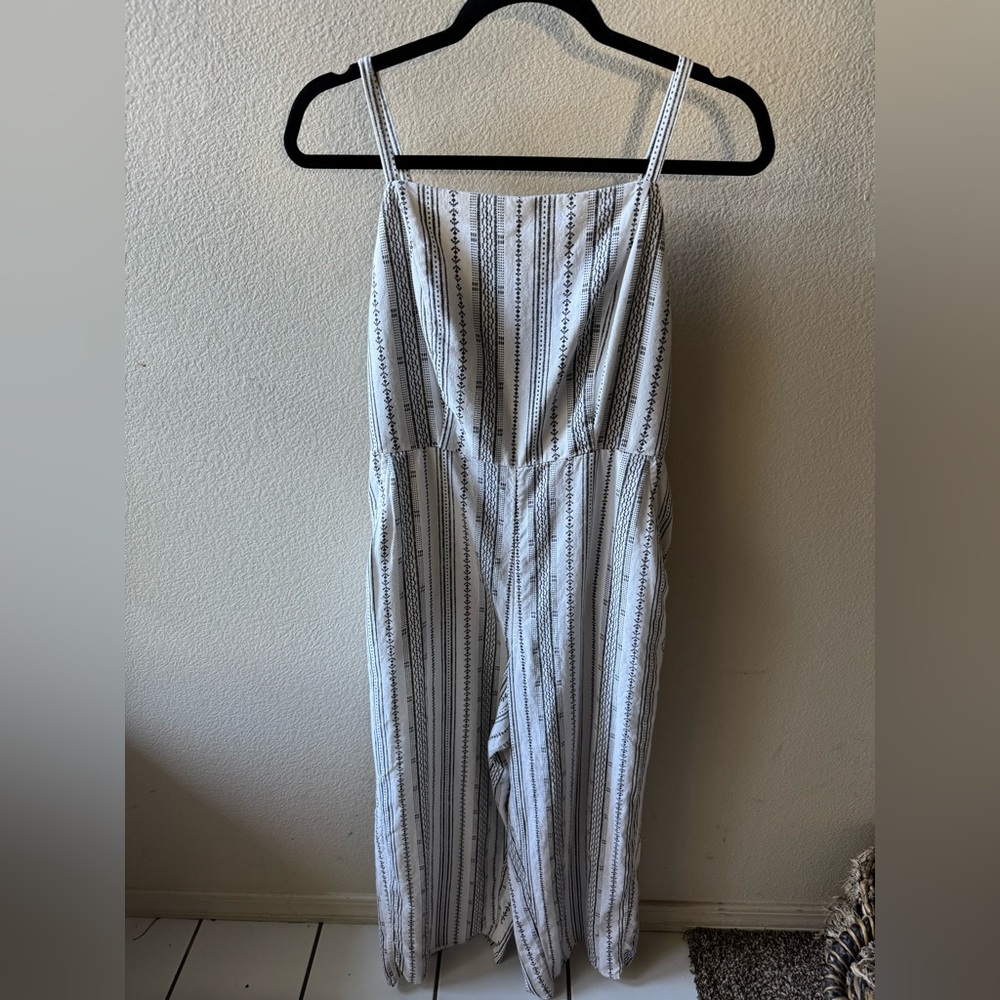 Old Navy Black and White Jumpsuit